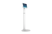 Support de tablette réglable en hauteur en métal fabriqué en usine avec gestion intégrée des câbles et rotation universelle à 360 degrés