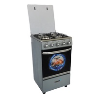 Cuisinière à gaz Xunda à 4 brûleurs avec four et grill, personnalisable ou standard, à prix avantageux