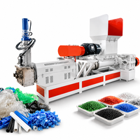 Ligne de granulation à vis simple personnalisée pour le recyclage du coton perlé et les déchets EPE