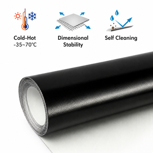 Bâche en PVC robuste et imperméable en rouleau, <span class=keywords><strong>auto</strong></span>-nettoyante et résistante au froid, pour couverture extérieure, tente, rideau latéral de camion - Product Image 1