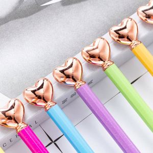 1.0Mm Metal <b>Creative</b> <b>Gifts</b> Custom Logo Multifunction Heart Head Luxury Promotional Ballpoint Pen - Product Image 2