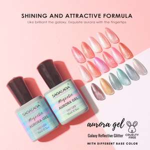 เจลทาเล็บตาแมวแวววาวแวววาว<span class=keywords><strong>สี</strong></span>แดงน้ำตาลม่วงม่วงน้ำเงิน<span class=keywords><strong>เขียว</strong></span>ประกายแม่เหล็ก - Product Image 5