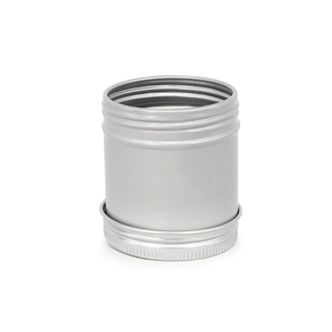 Latas Cosméticas Redondas de Alumínio por Atacado, Potes de Creme Metálicos Vazios, Recipientes de Alumínio Reutilizáveis para Embalagem de Cosméticos e Cuidados com a Pele - Product Image 5