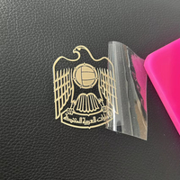 Autocollant Métallique Fin 3D en Nickel Pur de Luxe avec Impression de Logo Personnalisé BONI, Film Transparent à Transfert à Froid, Étiquette en Nickel Brillante Auto-Adhésive