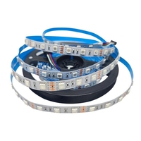 5050 Niederspannungs-Farbstreifen Selbst klebende flexible RGB-Streifen leuchten Schlafzimmer-TV-PC-Hintergrund beleuchtung Umgebungs-LED-Licht leiste