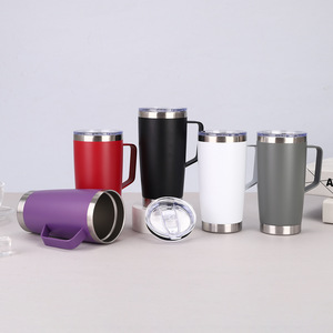 Dd3886 Biểu Tượng Tùy Chỉnh Đôi Tường 304 Thép Không Gỉ Cốc Bia Cốc Chân Không Cách Nhiệt Cốc Với Xử Lý Và Rơm 20Oz - Product Image 5