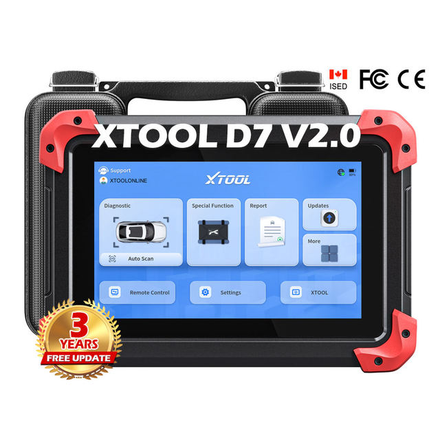 For D7 Car Diagnostic Code Reader & Key Programmer with 7inch Touch Screen Universal 36+ Reset Functions 2025 NEW