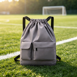 Bolsa con Cordón Personalizada de Fabricante Chino, Impermeable, de Nailon y Poliéster 210D, para Deportes, Fútbol - Product Image 1