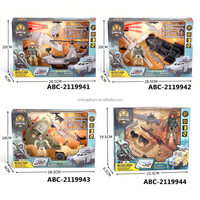 Lucky Toys Éducatifs Militaire Armée Ensemble De Jeu Véhicules Réservoirs Avions Armée Base Soldats Chiffres Armée Hommes Escadron Militaire
