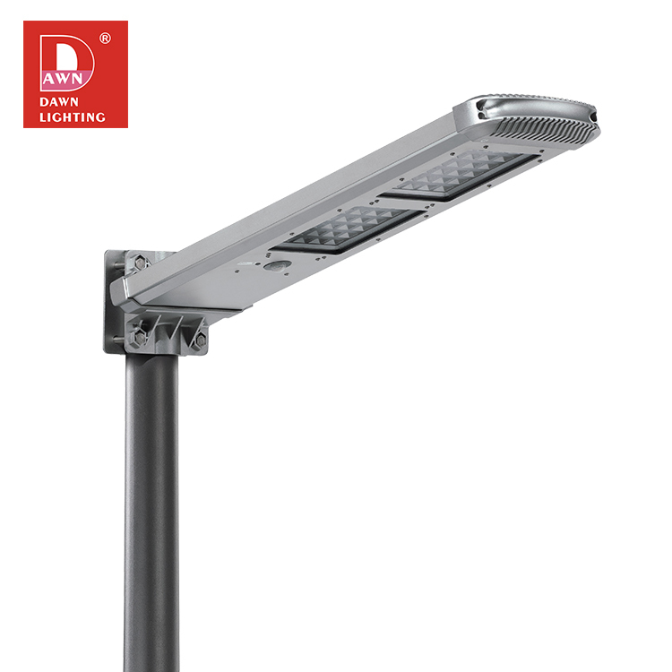 Farola led solar integrada todo en uno impermeable ip65 smd 10W 20w 30w 50w 80w para exteriores