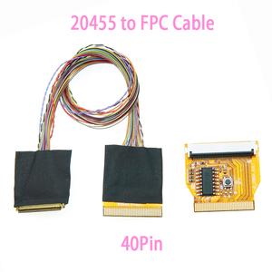 Câble coaxial micro haute vitesse 40 broches 20455 vers FPC pour écran tactile de contrôle industriel et écran intégré d'ordinateur portable - Product Image 1