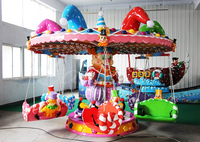 Chaise volante rotative pour enfants sur le thème des dessins animés, manège de parc d'attractions, prix