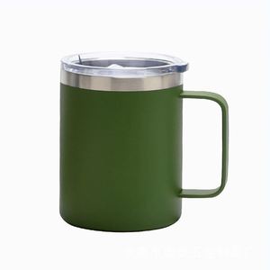 <span class=keywords><strong>Mug</strong></span> de bureau <span class=keywords><strong>isotherme</strong></span> en acier inoxydable 304 de 12 oz avec poignée, personnalisable avec logo imprimé - Product Image 4