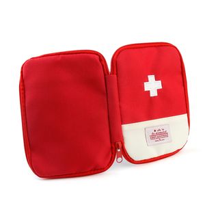 Botiquín de primeros auxilios multifunción portátil, bolsa de medicina de emergencia con cremallera, incluye pastillero, caja divisora para viaje con bolsa de malla - Product Image 3
