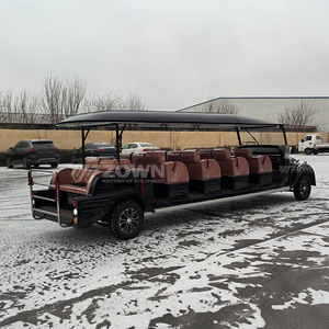 European Style Vintage Electric Classic Car Luxury Retro Sightseeing Vehicle for Resort & Wedding - Product Image 3