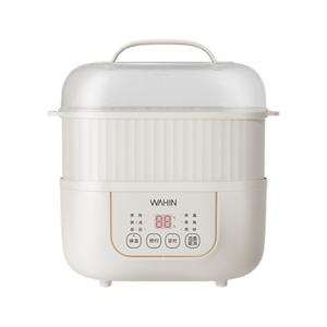 Olla de Cocción Lenta Eléctrica Wahin 1-2L Multifunción para Sopas y Papillas, Blanca, con Doble Recipiente y Función de Reserva - Product Image 3