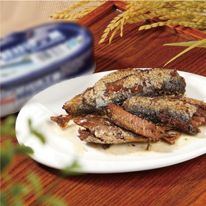 <span class=keywords><strong>Sardinas</strong></span> Enlatadas Conservadas <span class=keywords><strong>en</strong></span> <span class=keywords><strong>Aceite</strong></span> <span class=keywords><strong>de</strong></span> Alta Calidad, Listas para Comer, Mariscos, Aperitivo Cocido, Guarnición, 24 Meses <span class=keywords><strong>de</strong></span> Duración - Product Image 5