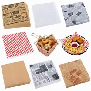 Oilproof <b>Food</b> Wrapper Sandwich Chicken <b>Wrap</b> Rice Ball Hamburger <b>Paper</b> Wax <b>Paper</b> Placemat Wax <b>Paper</b> - Product Image 6