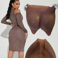 Culotte rembourrée en silicone pour l'amélioration des hanches et des hanches pantalon de contrôle du ventre culotte de relèvement des fesses shaper