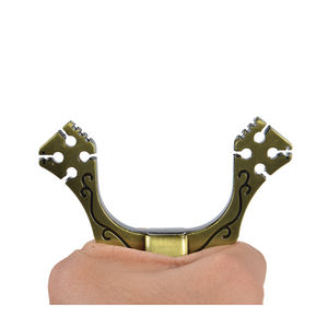 Fionda in metallo 8 fili lucidatura atletica all'aperto giocattolo nostalgico caccia atletica espulsione elastico fionda giocattoli - Product Image 6