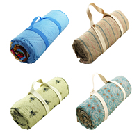 Couverture de pique-nique pour enfants en PVC imprimé avec des personnages de dessins animés, durable, écologique, imperméable, en tissu Oxford, aux couleurs vives, pour l'extérieur, certifiée OEKO-TEX