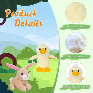 B243 animales de granja de <span class=keywords><strong>peluche</strong></span> juguetes Paquete de <span class=keywords><strong>peluche</strong></span> lindo pequeño a granel felpa niños gato perro Pato conejo <span class=keywords><strong>cerdo</strong></span> oveja <span class=keywords><strong>vaca</strong></span> caballo juguetes Mini felpa - Product Image 3