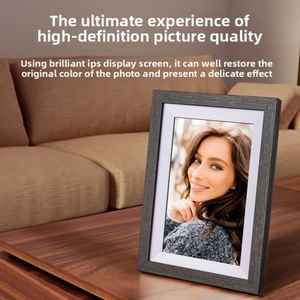 Cornice digitale 32G HD 10.1 "Touch IPS wi-fi con cornice in plastica MP4/AVI e Video Clock regalo - Product Image 2