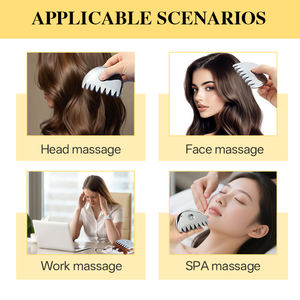 Vente en gros usine : Peignes <span class=keywords><strong>et</strong></span> planches Gua Sha en térahertz de pureté 99,999 %, outils de massage du cuir chevelu en <span class=keywords><strong>pierre</strong></span> naturelle Tera Hertz pour les soins quotidiens de la peau - Product Image 5