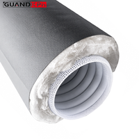 Conduit acoustique flexible sans fibre insonorisant pour MVHR, isolation hygiénique, conduit d'air, silencieux en ligne pour CVC