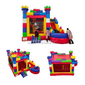 Château gonflable d'intérieur gonflable de château gonflable commercial pour le château plein d'entrain d'enfants avec la maison sautant d'enfants - Product Image 4