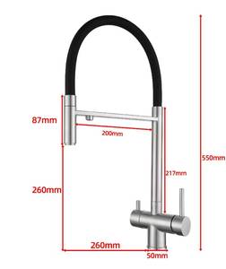 Brass Modern Single Handle Kitchen Hot/Cold Water Faucet Swivel Sink Magnetic Holder <b>Deck</b> Mounted Single Hole Pull Spray Tap - Product Image 4