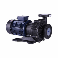 Pompe centrifuge à entraînement magnétique résistante à la corrosion SUOU QSP-40RM-PVR15, pompe chimique en plastique PP 65W à faible consommation
