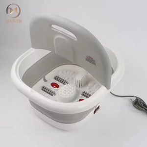Masseur électrique portatif de bain de station thermale de pied avec la fonction ionique de désintoxication, grand baquet pliable de soaker de pied pour le salon de soins à domicile et de clou - Product Image 5