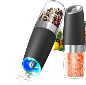 Juego de Molinillos Eléctricos de Sal y Pimienta, Automáticos, a Pilas, con Grosor Ajustable - Product Image 1