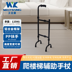 Bastón para Subir Escaleras Wei Xuankang, Negro, Ajustable, Ayuda para Caminar para Personas Mayores y Mujeres Embarazadas, Equipo de Rehabilitación - Product Image 5