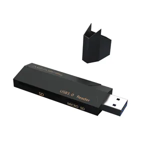 Lector de tarjeta de memoria inteligente para ordenador, lector de tarjeta de memoria 2 en 1, USB 3,0 TF SD