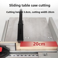 Scie à onglet électrique Leishidun pour aluminium et bois, machine de découpe avec angle de 45 degrés, 220V, DIY