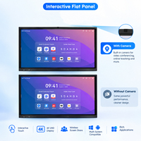 Tableau blanc interactif électronique certifié EDLA, écran LCD tactile multipoint 20 points, 55 pouces, 4K UHD, pour les réunions et l'éducation