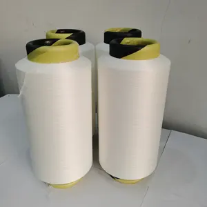 Spandex Covered Polyester Yarn High Quality GRS 75D Polyester Covered 20D Spandex Air Covered Yarn 2075/48F ACY Yarn For Weaving