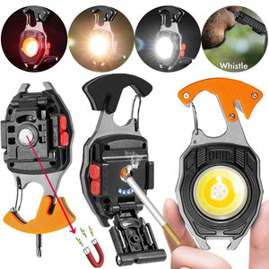 Linterna LED Portátil Recargable con Encendedor de Cigarrillos, Luz COB para Camping, Senderismo, Pesca y Trabajo al Aire Libre - Product Image 2