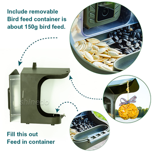 Nouvelle mangeoire à <span class=keywords><strong>oiseaux</strong></span> étanche sans fil OEM APP de contrôle extérieur AI <span class=keywords><strong>identifier</strong></span> <span class=keywords><strong>les</strong></span> espèces d'<span class=keywords><strong>oiseaux</strong></span> caméra automatique de mangeoire <span class=keywords><strong>pour</strong></span> <span class=keywords><strong>oiseaux</strong></span> de compagnie - Product Image 5