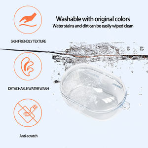 Pour <span class=keywords><strong>Bose</strong></span> QuietComfort nouveau étui pour <span class=keywords><strong>écouteur</strong></span>s en TPU housse en Silicone Transparent pour étuis pour <span class=keywords><strong>écouteur</strong></span>s Airpods - Product Image 3