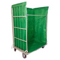 Couverture de cage de rouleau de couverture de conteneur de service léger VERT de prix concurrentiel pour l'équipement de stockage de cargaison de blanchisserie