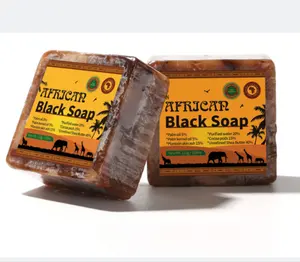 High quality custom private label custom weight african black soap
