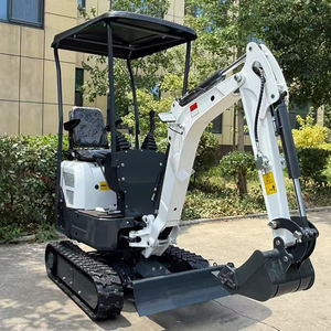 Mini excavadora de pista Rhinoceros <span class=keywords><strong>KD13</strong></span>, sistema de Control hidráulico, excavadora pequeña para excavadora de orugas de granja, núcleo de Motor - Product Image 2