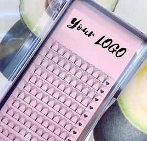 ขนตาปลอมสำเร็จรูปแบบพัด 8-15 มม. 3D/6D/8D/14D ฐานเรียวแหลม ขนตาปลอมแบบรัสเซีย ก้านแหลม ต่อขนตา - Product Image 6