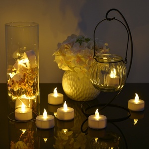 <b>Battery</b> <b>Operated</b> Flameless LED Candles with Yellow Flickering Flame-Plastic Handmade Home Decoration for Christmas & Halloween - Product Image 6