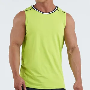 Hot selling Custom Logo Sport Fitness Workout Wear Essentials Herren Regular-Fit Tank Top