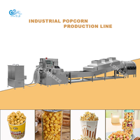 Machine à Popcorn Industrielle Automatique, Machine à Popcorn Électrique/Gaz Commerciale, Ligne de Production de Popcorn au Caramel