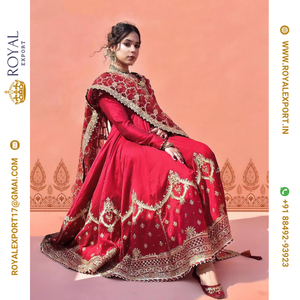 Vestido Georgette de imitación bellamente diseñado con Secuencia de trabajo Dupatta - Product Image 2